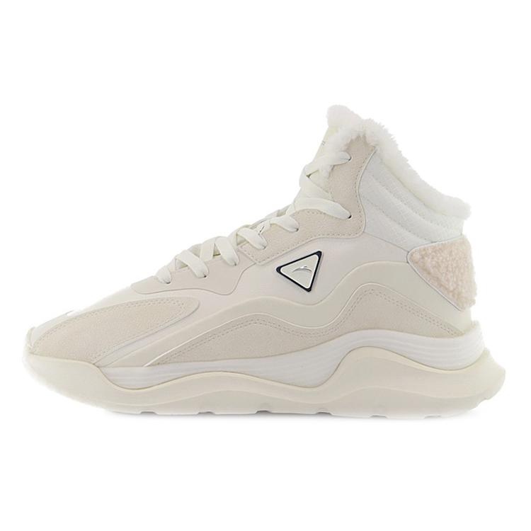 

New Anta Life Collection Wear Resistant Slip Resistant High Top Sports Casual Shoes Women s Light Beige White 922148971-1 38