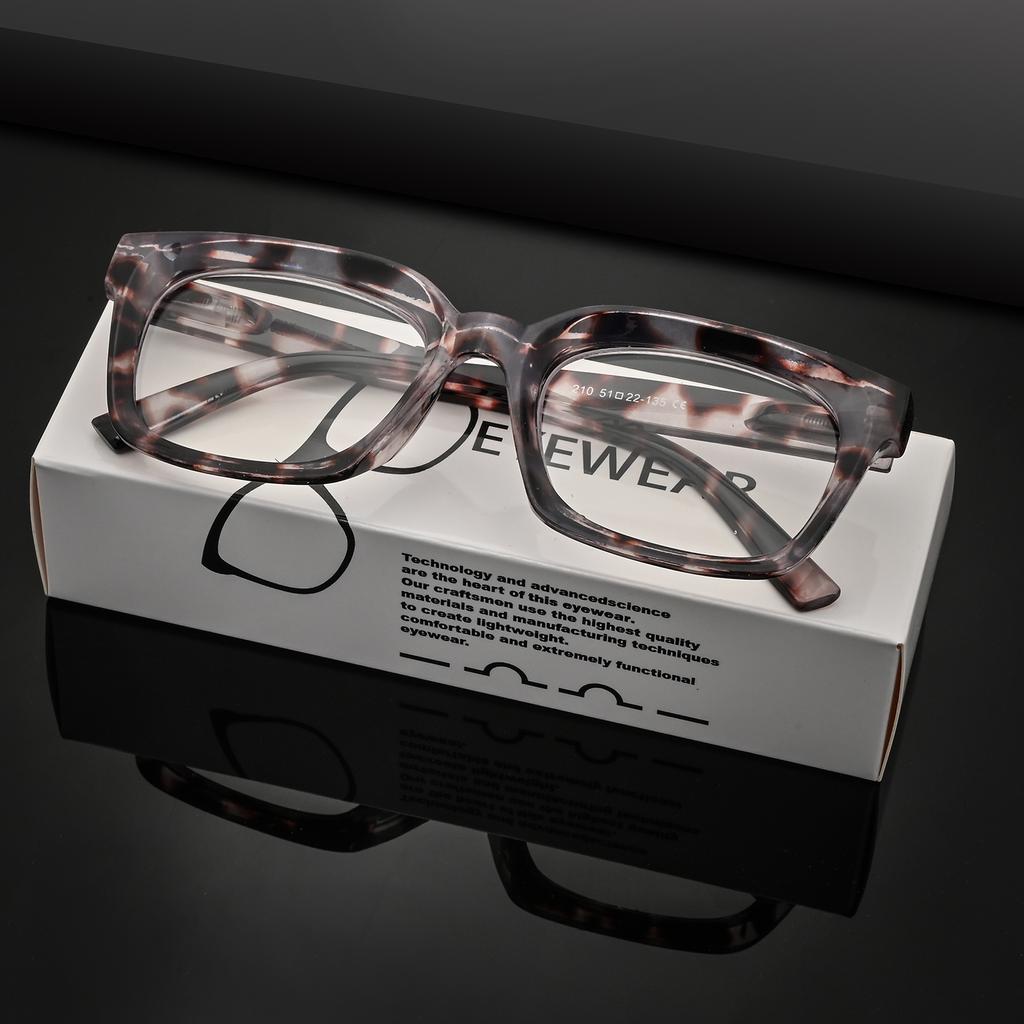 5PCS Multi-color Oversized Square Reading Glasses Men Women Large Frame Fashion Presbyopia Eyeglasses Diopter +1.0~+3.0