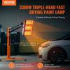 3300W High Power Infrared Paint Curing Lamp for Auto Drying Heating 1 Pack