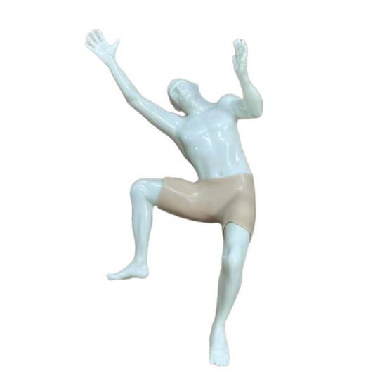 Wall Climbing Man Figurine Adhesive Climber Wall Decoration Modern Wall Art Climber Statue for Home Office Bedroom Living Room