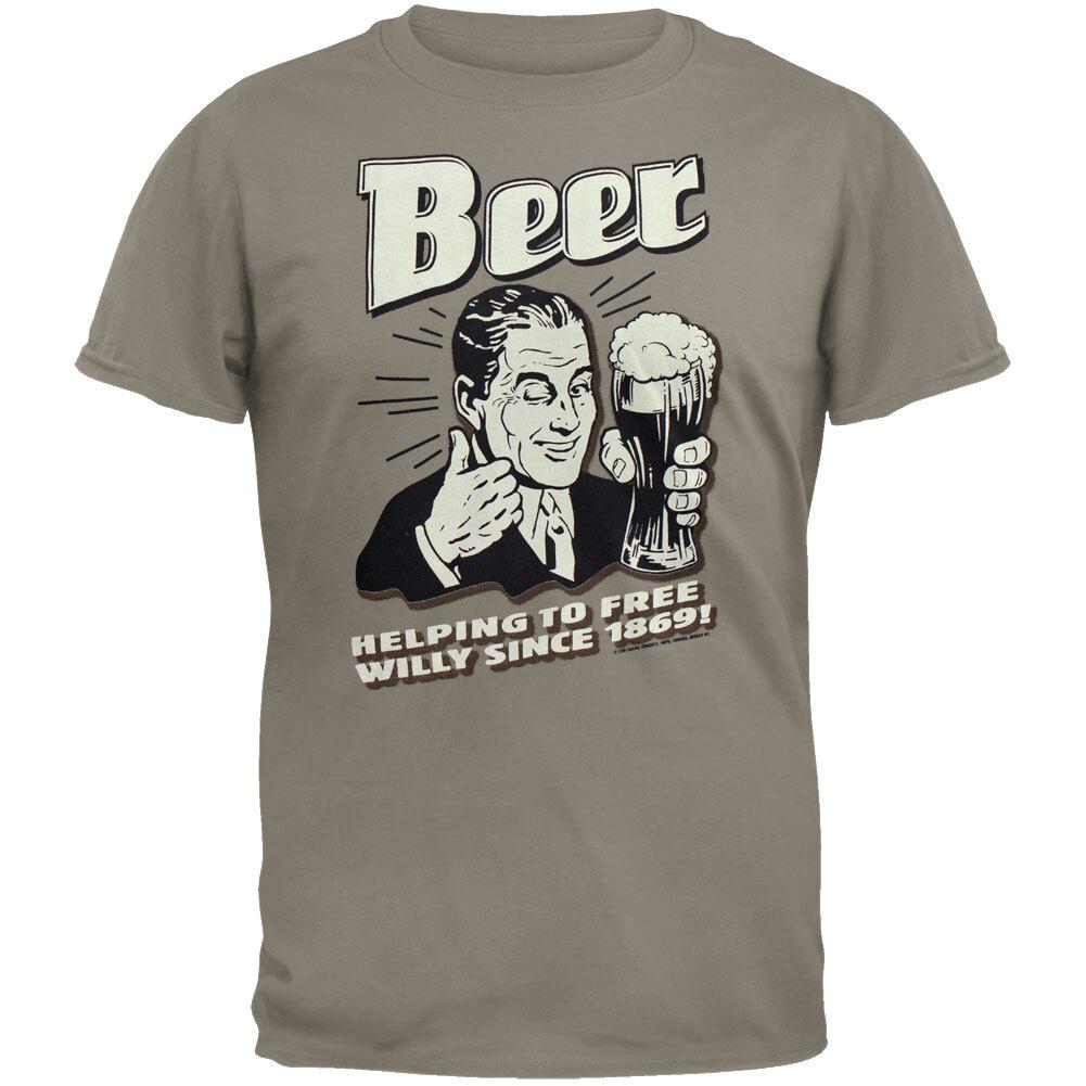 Beer - Helping To Free Willy T-Shirt S разноцветный