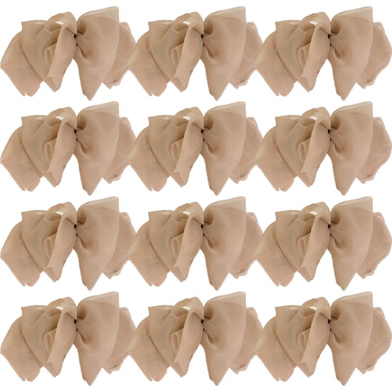 Fairy Chiffon Bow Hairpin French Oversized Sweet Wind Spring Clip Hairpin Top Clip Eye-catching Hair Accessories