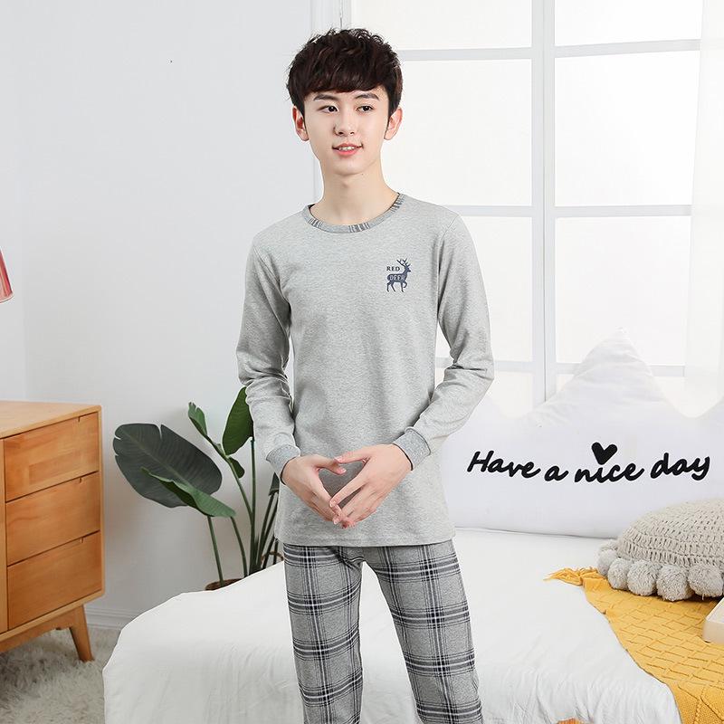 Children's Cotton Underwear & Pajama Set: Warm Wool Sweater, Bottoms for Boys & Girls, Autumn/Winter Comfort