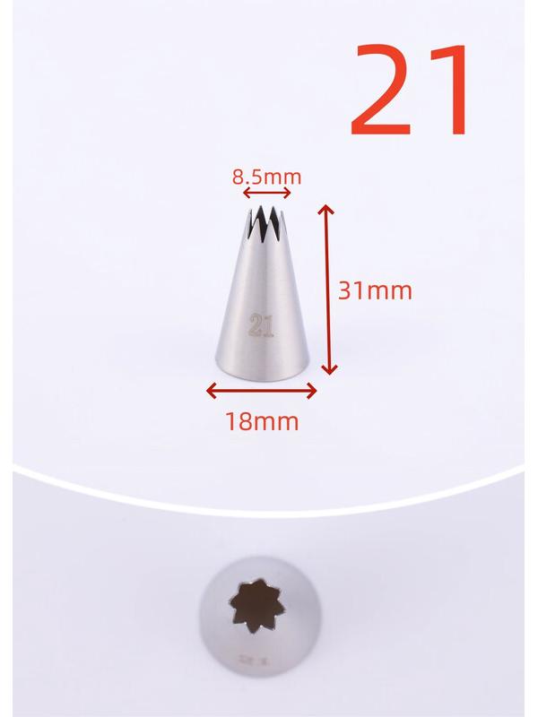 

8-Tooth Straight Piping Nozzle