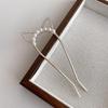Elegant Pearl U-shaped Hairpin for Women - New Chinese Style Updo Accessory 2025