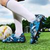 31-44 Boys Leather  Football Boots Men's Professional Artificial Turf Training Football Boots for Girls