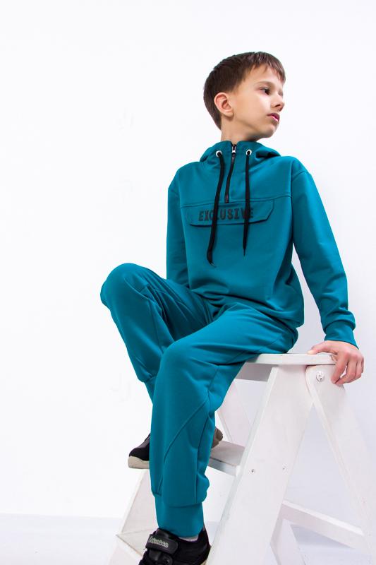 Boys’ Hoodie and Pants Set – Elastic Cuffs, Side Pockets & Adjustable Hood, Any Season, 6326-057-33 HC