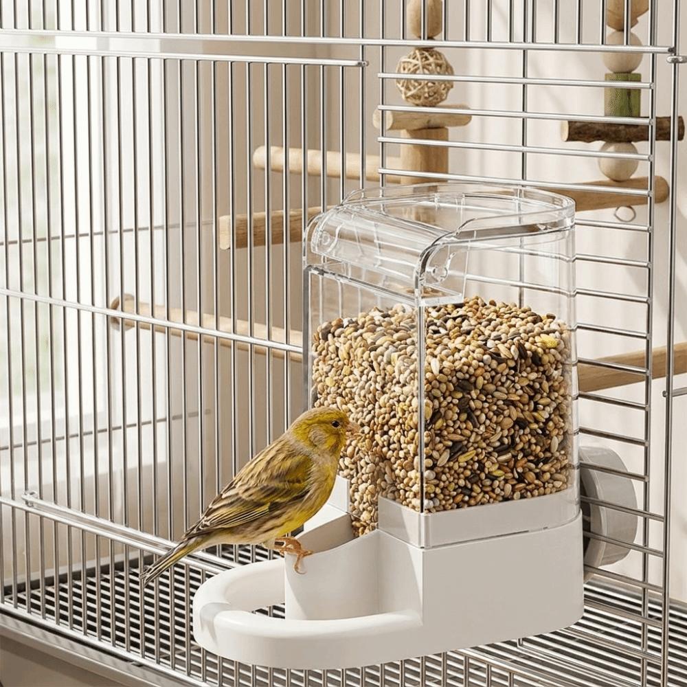 Universal Automatic Bird Water Feeder Detachable Bird Food Container for All Small Pet
