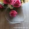Acrylic Handle Backing Plate for Stamping - High Transparency Block for DIY Rubber Stamp Crafting.