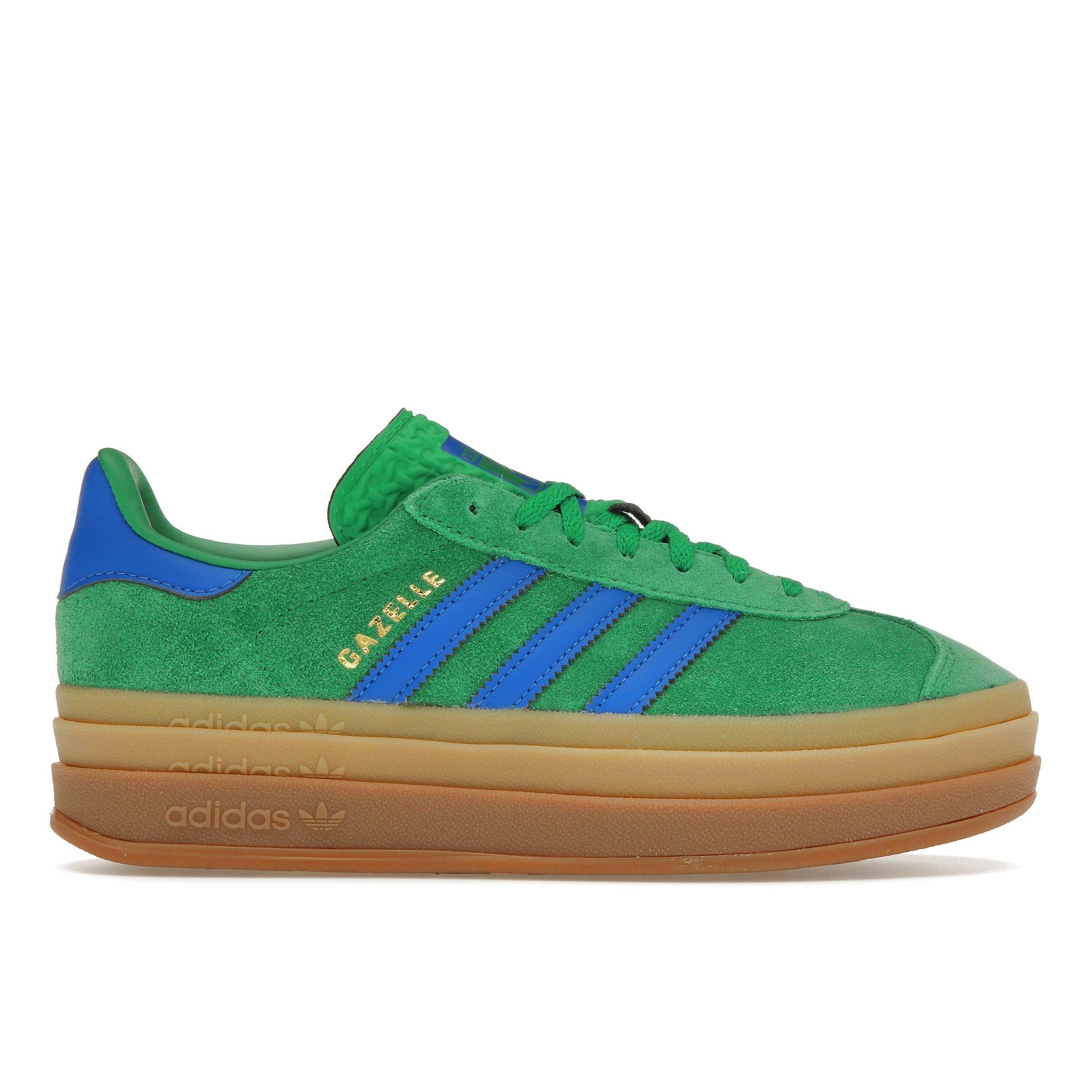 

Adidas Gazelle Bold Женские повседневные кроссовки Зеленый Синий Каучук IE1370 39 зелёный