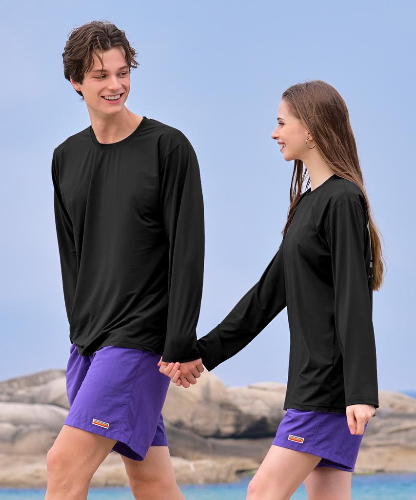 Beullaegmonseuteopis All Day Rash Guard Plain Long Sleeve T-Shirt (6 Colors) / Bm230721 (A Type)