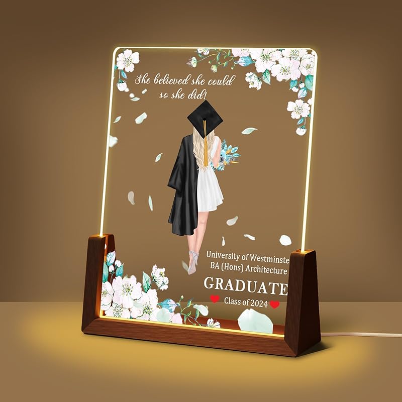 Personalized Graduation Gifts for Her, High School College Graduate Gifts for Girls BFF Daughter Women, Graduation Decoration Class of 2025, Custom