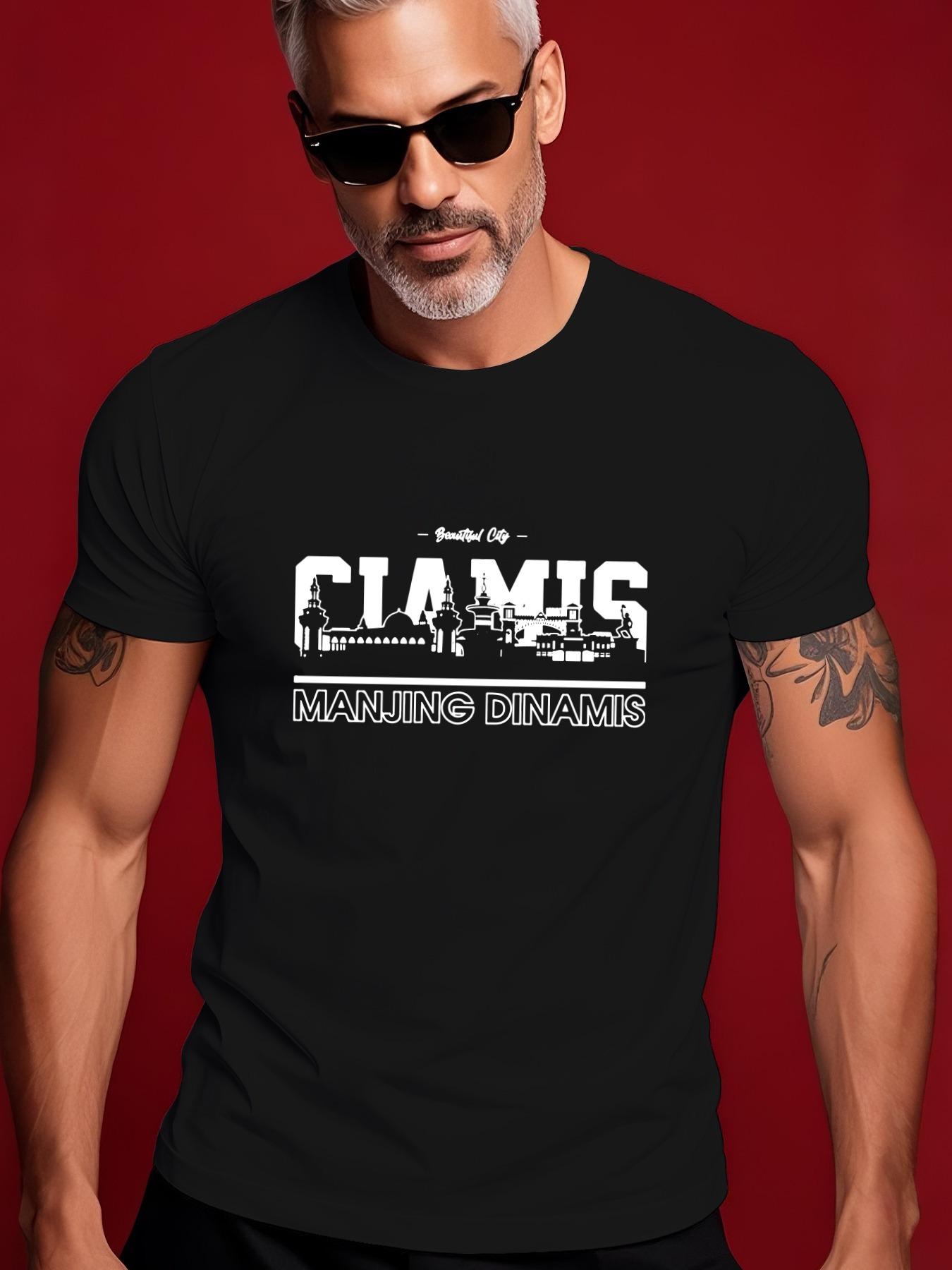 Manjing Dinamis Graphic Print Casual Streetwear Tshirt - ... M