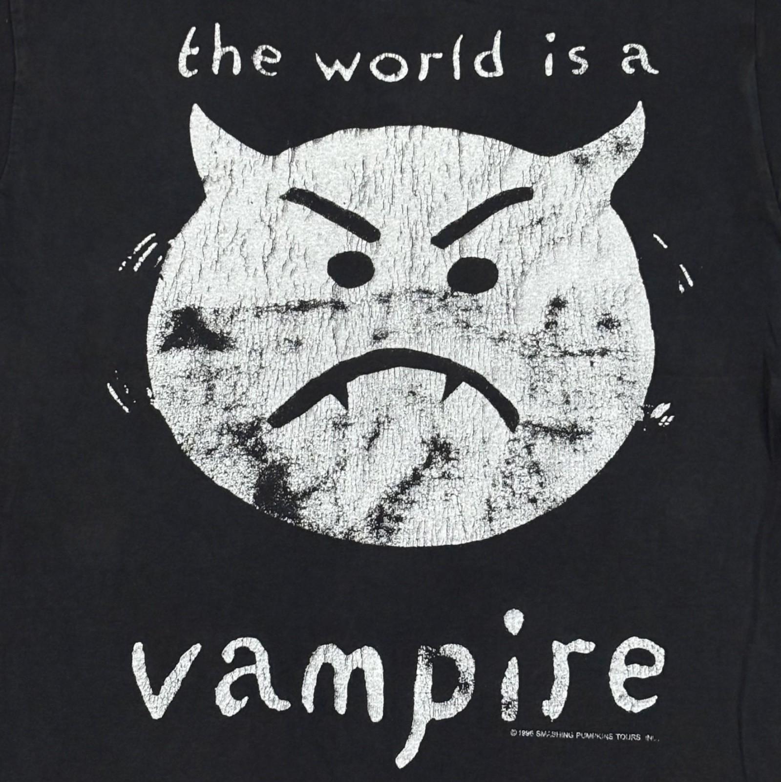 Vintage The Smashing Pumpkins “The World Is A Vampire” Faded Sz.L Shirt REPRINT Unisex T-Shirt XXXXL