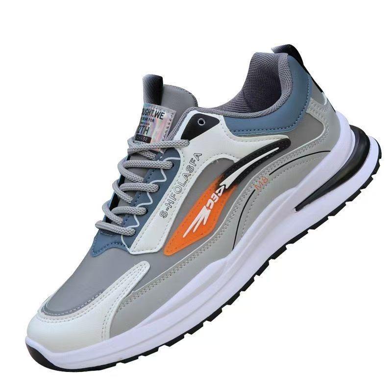 Sneakers men's spring and autumn new breathable mesh casual shoes men's versatile trendy shoes soft sole non-slip running travel shoes