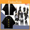 Cardigan Kimono Estiloso Tokyo Revengers Draken Mikey Fantasia Cosplay Para Homens e Mulheres