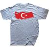 Lustige Türkei Türkische Türkei Flagge Grafik T-Shirts Herren Damenmode Freizeit T-Shirt 100% Baumwolle Locker Übergroßes T-Shirt