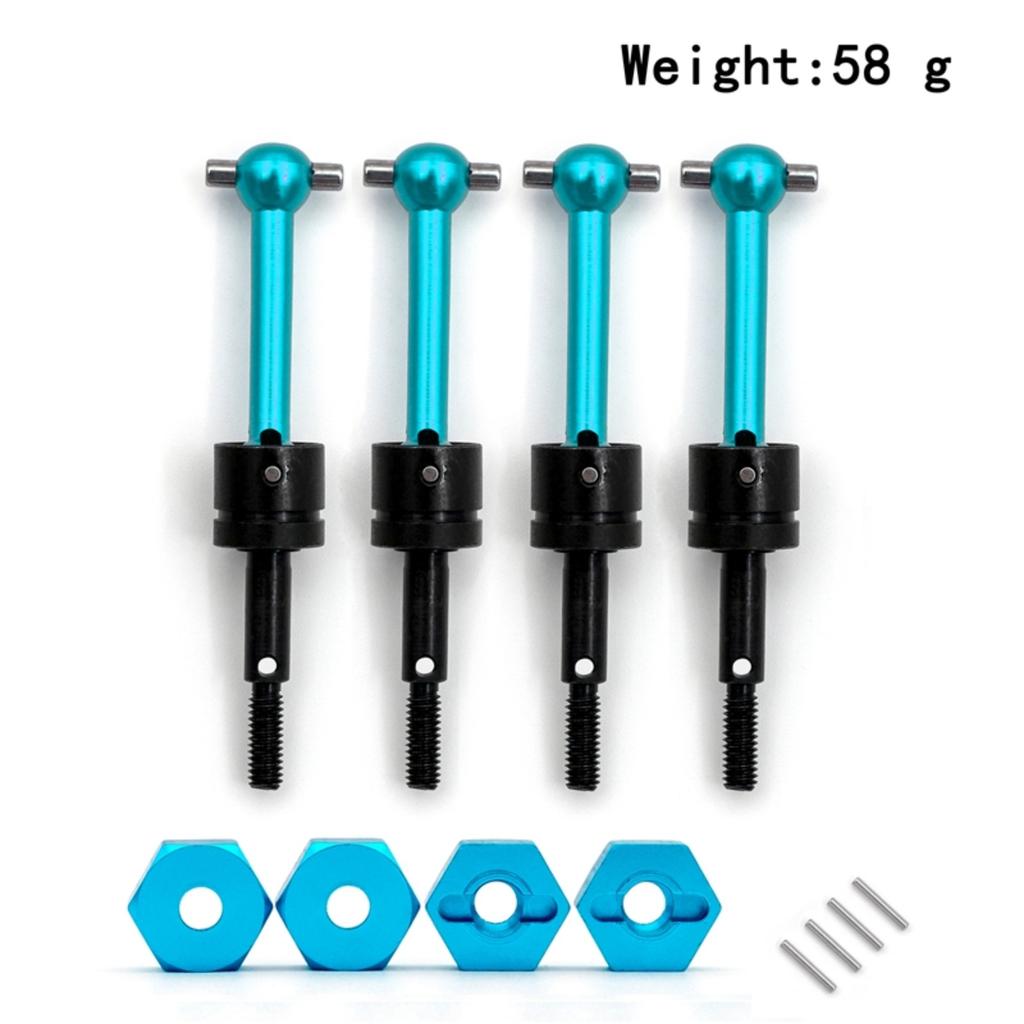 Aluminum Alloy Universal CVD Drive Shaft Dogbone Joint Replacement for  Tamiya TT01 TT02 1/10