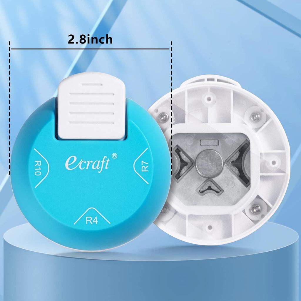 Ecraft Paper Corner Rounder Corner cutter for paper card and Punch 3-in-1 (R4mm, R7mm, R10mm) - crafting, laminating, photography, DIY, making,