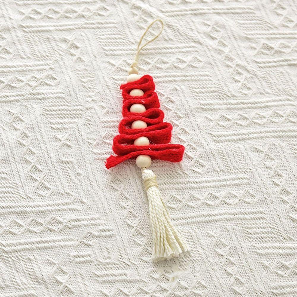 Handcrafted Christmas Tree Decorations Cotton Thread Creative Hanging Ornament Christmas