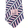 Used Dunhill tie silk pink Navy business