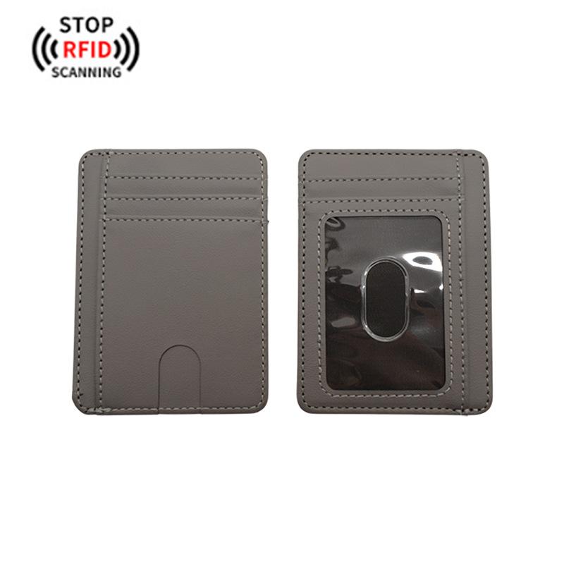 New anti-degaussing bank card protective cover, card cover, universal multi-card position credit card ID card bag for men and women