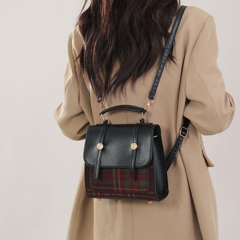 Trendy College Style Small Handheld Backpack For Students With Soft And Durable Fabric