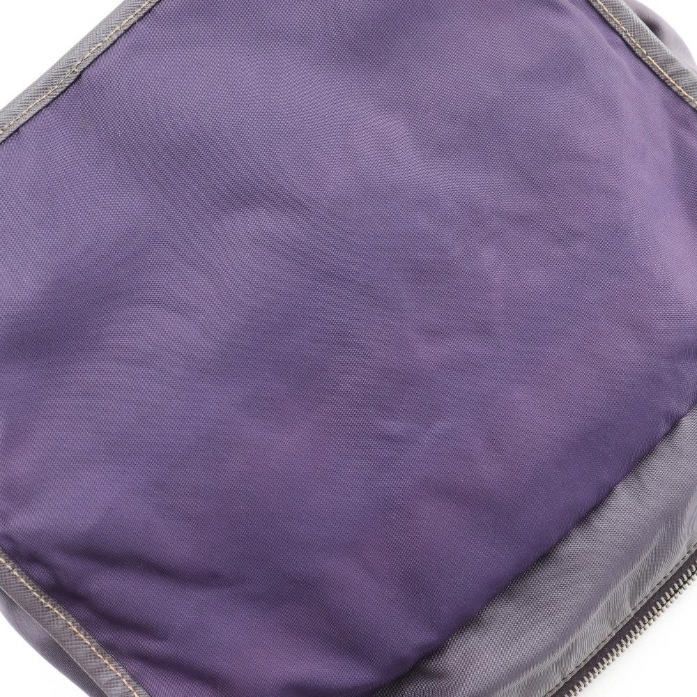 PRADA Shoulder Bag BT0687 MIRTILLO purple Nylon/leather Women Used