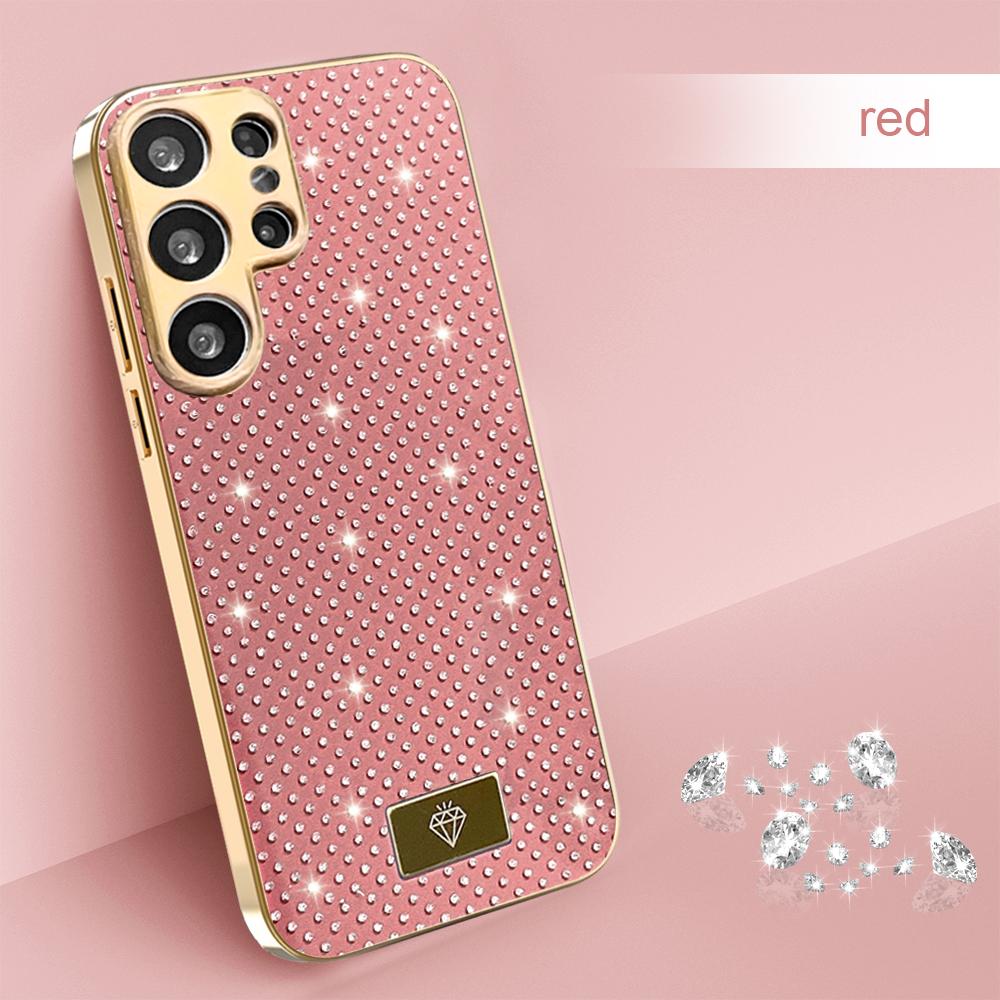 Glitter Plating Phone Case For Samsung Galaxy S25 S24 S23 Ultra Plus S25 Edge S23 FE S24FE S 25 Ultra S25Ultra 5G Silicone Cover