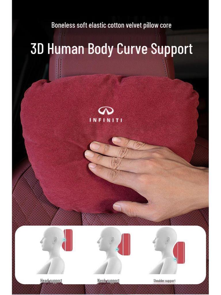 Infiniti Q60/Q70/Q50L/QX50/60/70 Neksteunen voor Hoofdsteunen & Lendensteun