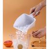 Plastic Ice Scoop, Ice Shovel, Ice Scoop for Snacks, Sugar, Flour, Thickened Large Refrigerator Ice Maker, Small Flour Scoop, Ice Spatula, Multi-Funct
