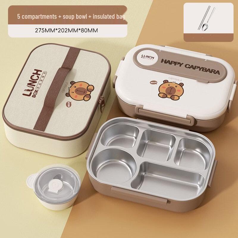 ZISIZ 304 Stainless Steel Bento Lunch Box