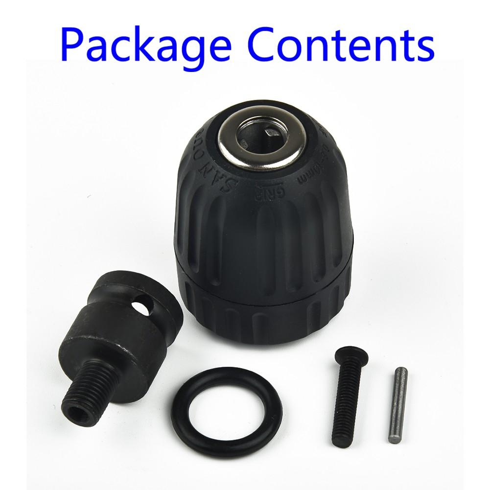 

Precise Keyless Chuck Adapter for 0 8 10mm Drills Smooth Drilling Experience Package:1#