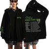 Sudadera con capucha con cremallera con estampado Stray Kids Kpop Maxident Estilo coreano Y2