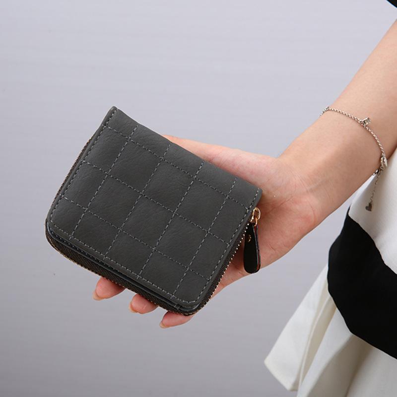 Versatile Small Wallet Women's Bag Short Zipper Cute Change Student Embroidery