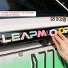 For Leapmotor T03 Trunk Letter Emblem Sticker Colorful Matte Black Car Logo Decal