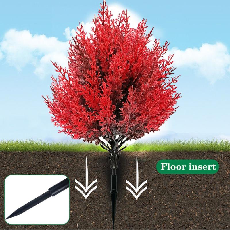 Artificial Cedar Topiary Trees Christmas Decorations Indoor Outdoor Small Fake Realistic Greenery Cedar Pine Tree