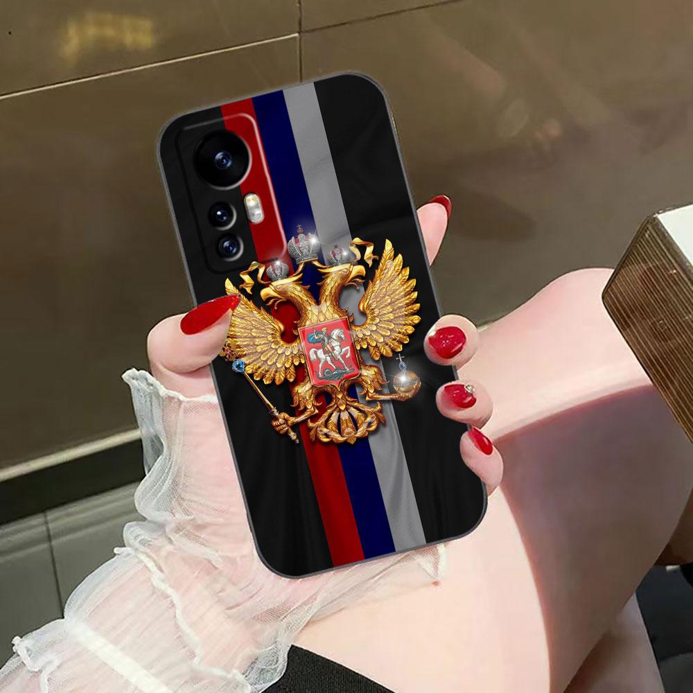 Russia Vintage Emblem Flag Cover Phone Case For Xiaomi 15 15T 14 14T 13 12T 11 11T POCO F8 F7 F6 F5 X7 X5 M6 M7 PRO Ultra Case