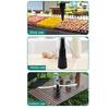 Fly Repellent Fan with Reflective Strip USB Rechargeable Outdoor Camping Fishing Picnic Indoor Desktop Food Fan Portable Silent Foldable