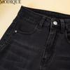 MODIQUE Herbst Plus Größe Neue Frauen Grundlagen Elastische Hohe Taille Harem Dame Casual Voller Länge Denim Hosen Weibliche Lange Baumwolle jeans Winter