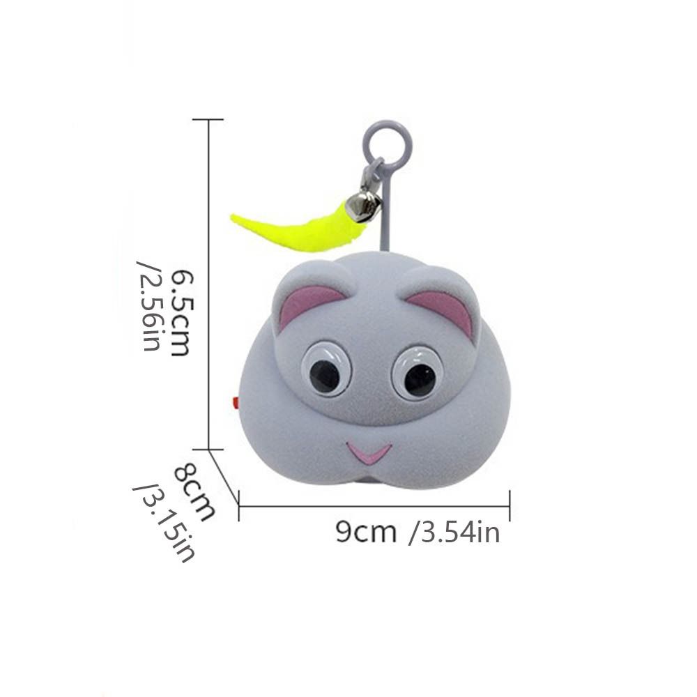 Chewing Exercise Electric Moving Mice Toy Automatic Cat Teasing Device  for Indoor Cats Puppies