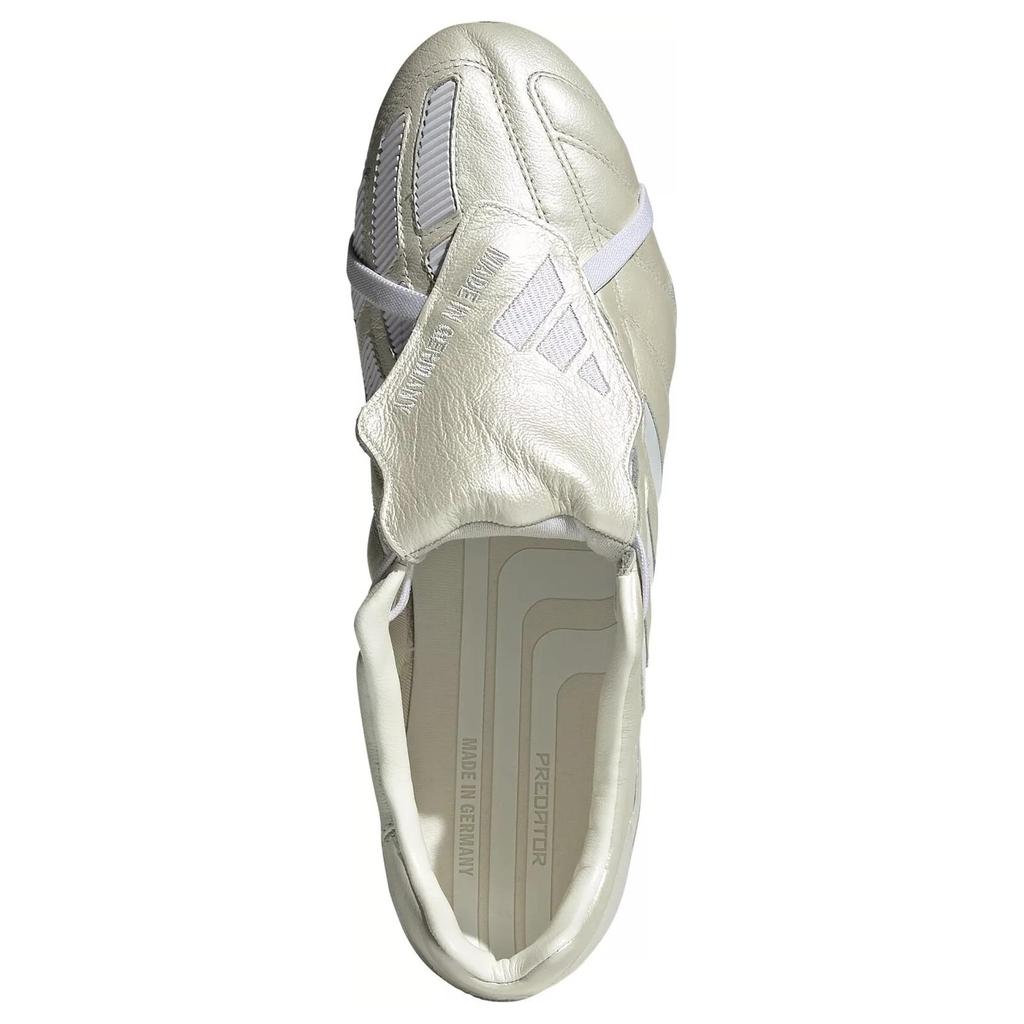 Adidas Predator Mania Slip Resistant Abrasion Resistant Soccer Shoes Men's Gray White IH8257