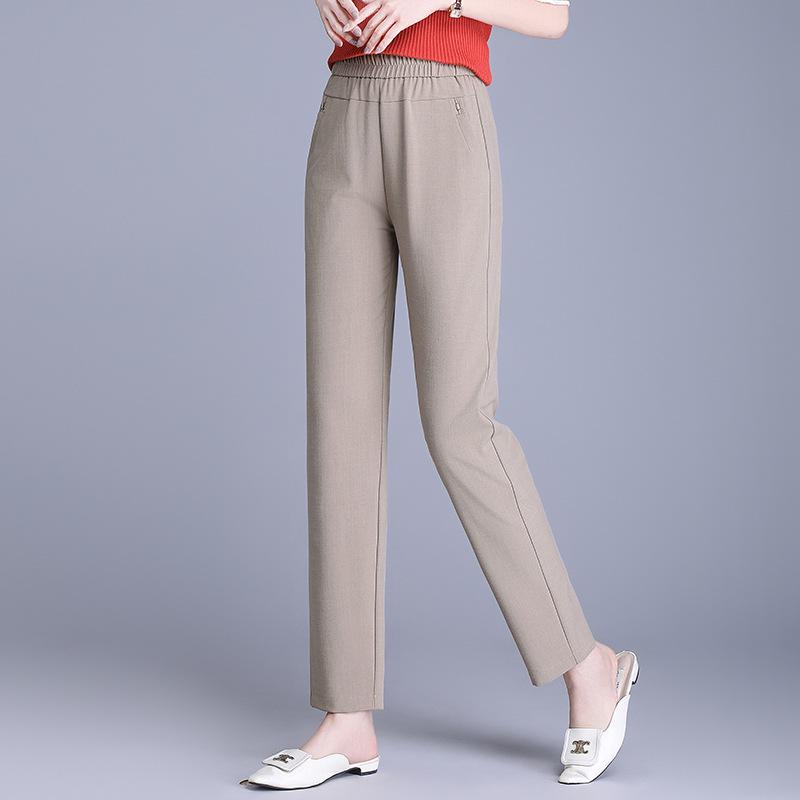 

Женские утягивающие брюки гаремы-сигареты - Весна/Лето Маленький размер Прямой крой Длина девять точек 28 (105-115 lbs)