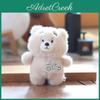 Cute Bear Plush Keychain With Super Soft Short Plush For Bag Decor And Gift