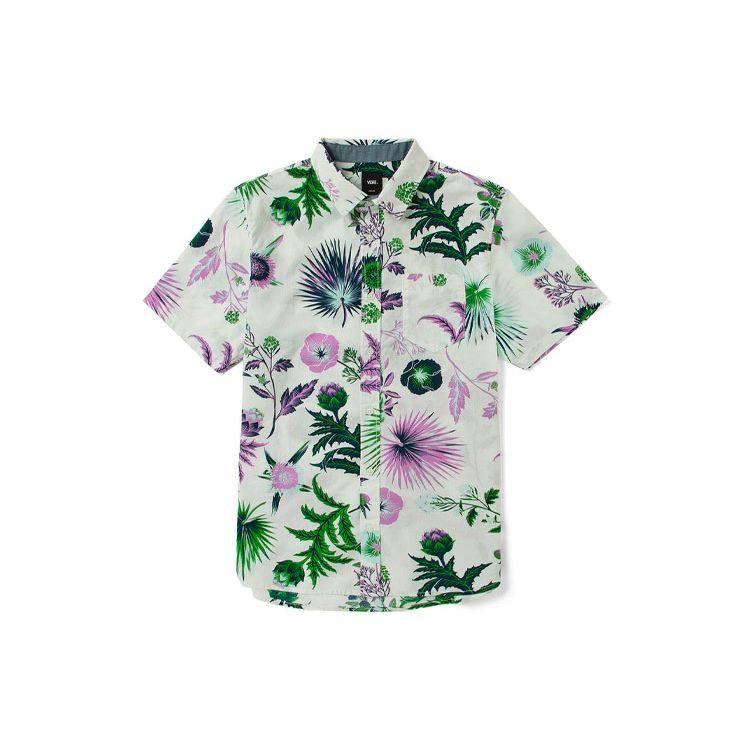 

Vans M Califas Floral Print Loose Short Sleeve Shirt Men shirts White VN0A545QZ50 L