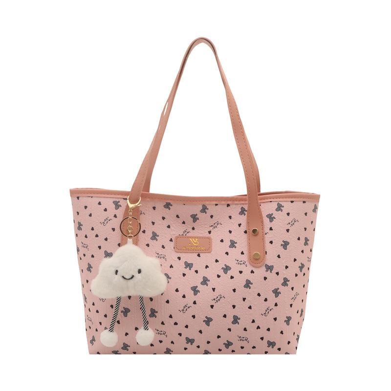 Personality simple large-capacity bag women's fashion casual texture shoulder bag spring women's tote bag