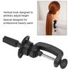 Wig Head Mold Holder Stand Bracket Hairdressing Training Tool Tripod False Head Mold StandBlack