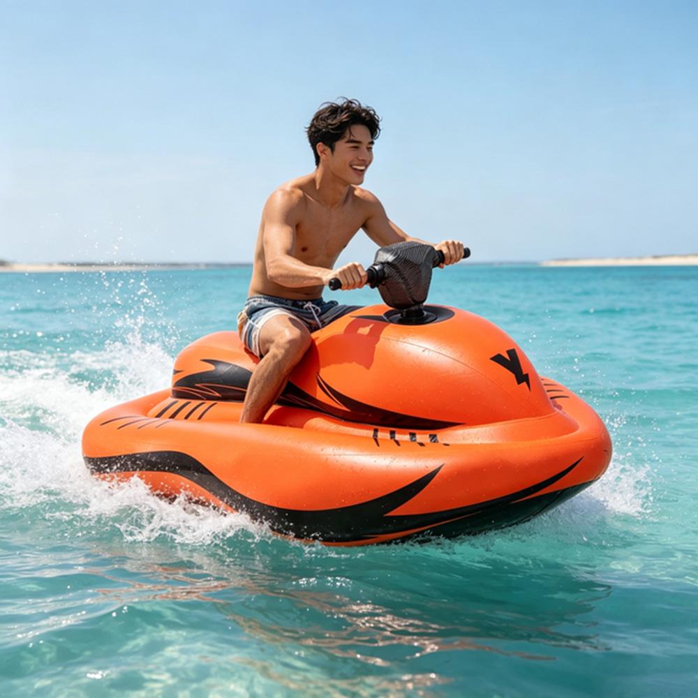 Bateau à moteur électrique gonflable pour adultes – Système de propulsion de motomarine transfrontalier