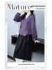 Spring Silk Brocade Long Sleeve Cheongsam Dress - Plus Size Luxury Design