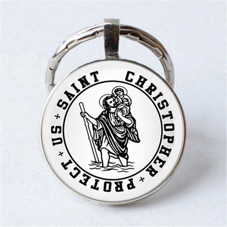 Keychain Accessories Pendant Floral Thanksgiving Text Good Friends Retro Personalized Keychain Gift Pendant